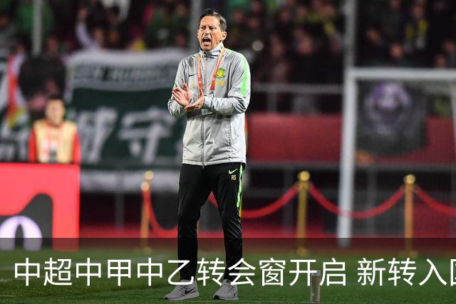 中超中甲中乙转会窗开启 新转入国内球员没有名额限制